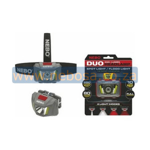 Ne6444 NEBO Grey Duo Headlamp 